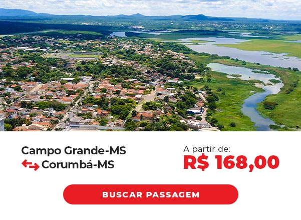 Passagem Campo Grande x Corumbá